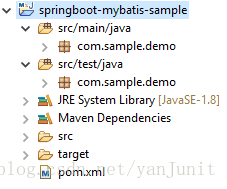 Spring boot store mybatis sample