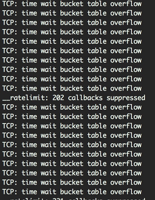 TCP: time wait bucket table overflow的解决方法「建议收藏」