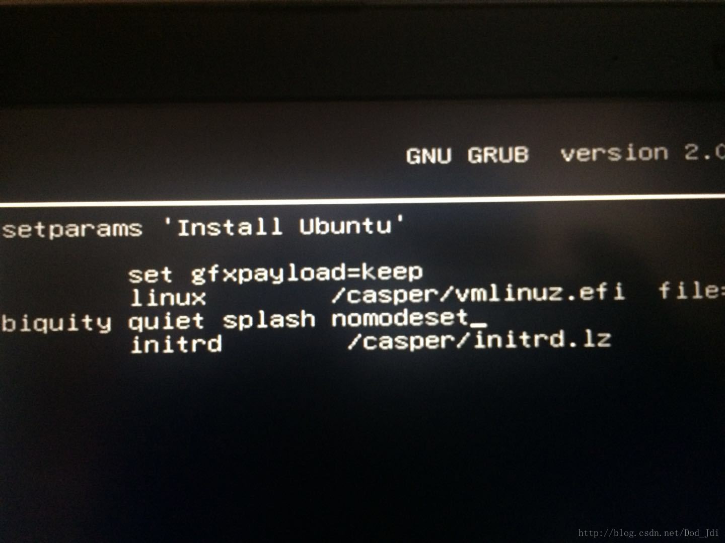 Linux nomodeset что это