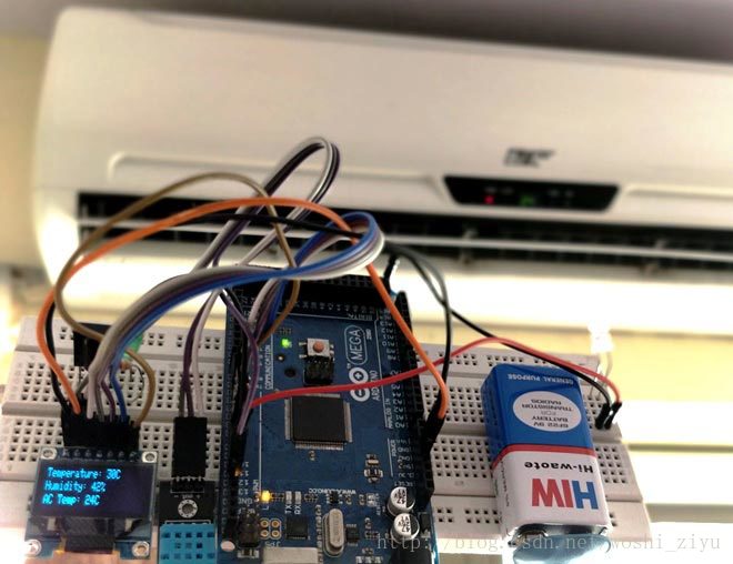 使用Arduino开发板制作自动空调温度控制器