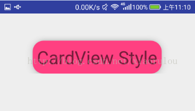 CardView是在安卓5.0提出的卡片式控件