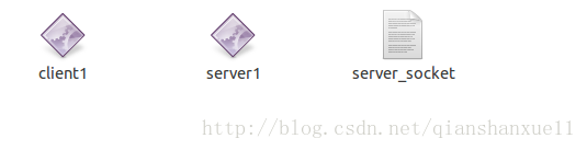 生成的套接字在当前目录