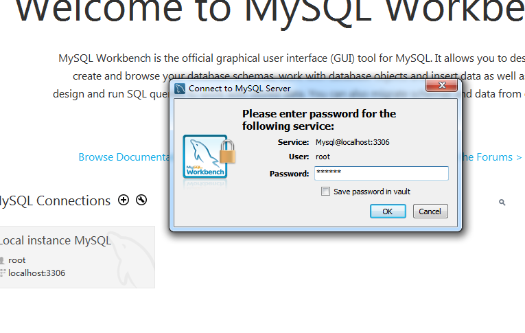 cannot connect to database server mysql workbench