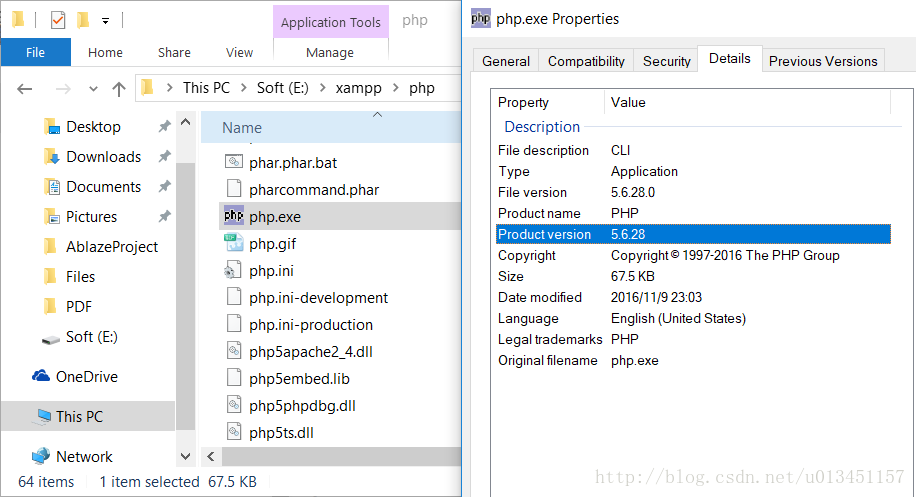 【PHP】Windows下最直接最简单查看PHP版本的方法