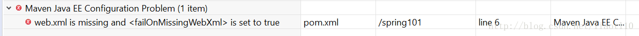 创建完成后，pom.xml报错