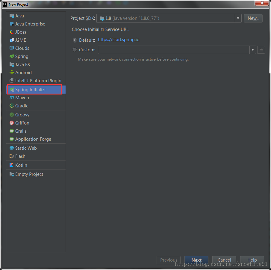 Spring Initializr