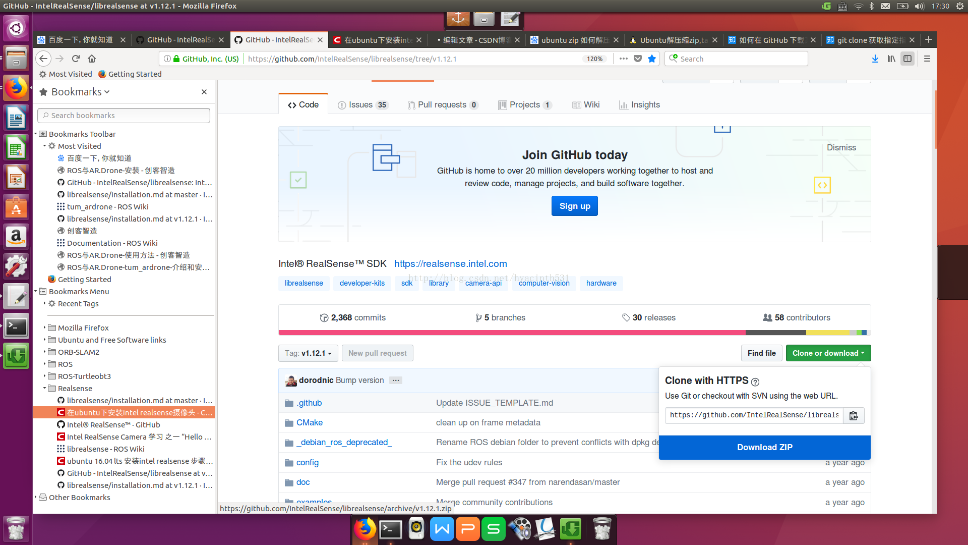 
			
				realsense R200在Ubuntu16.04上的安装			