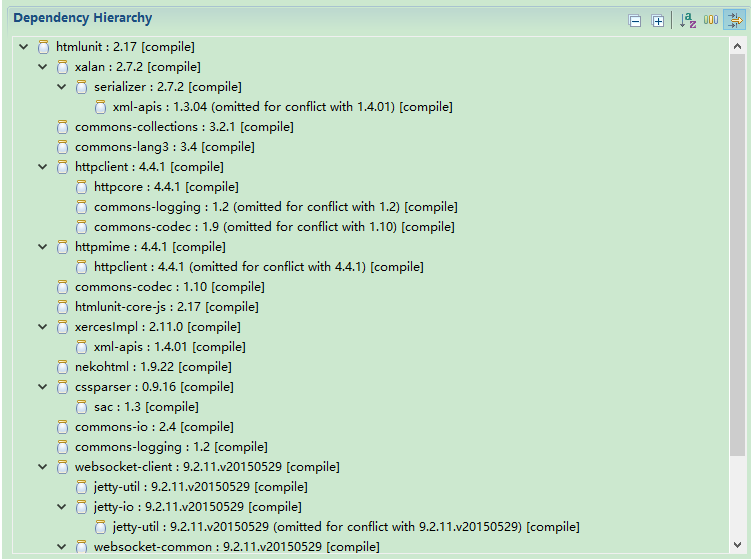 异常解决：NoClassDefFoundError: org/w3c/css/sac/ErrorHa