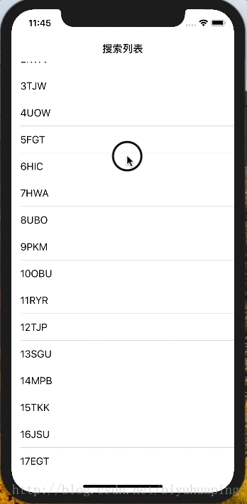 SearchController iPhone X