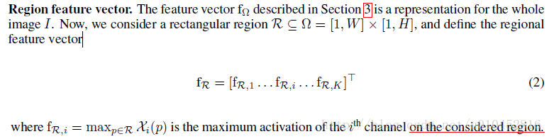PARTICULAR OBJECT RETRIEVAL WITH INTEGRAL MAX-POOLING OF CNN ACTIVATIONS阅读笔记