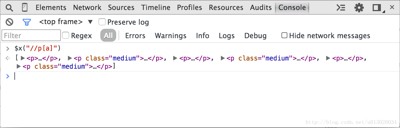 示例较复杂的 XPath 选择器的示例