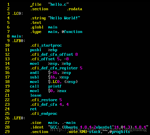 hello.s文件