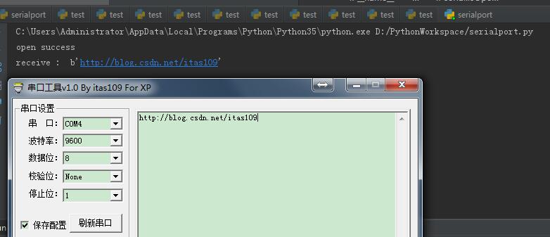 Python serial port read and write implementation - Programmer Sought