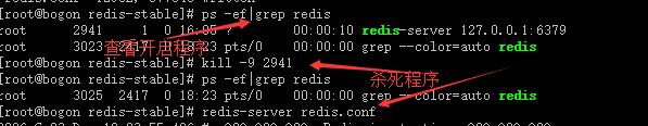 重启redis