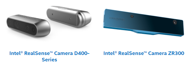 Intel RealSense系列部分型号