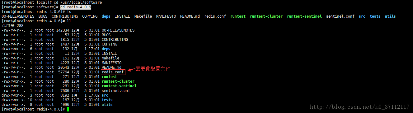 需要redis.conf