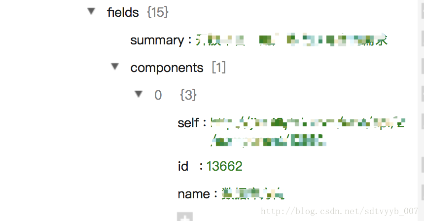 图6 Field的json数据格式