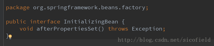 InitializingBean