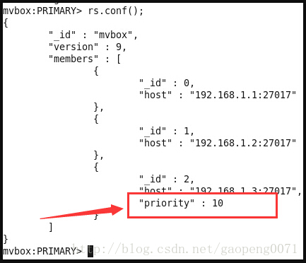 MongoDB -- 副本集故障恢复PRIMARY的选举