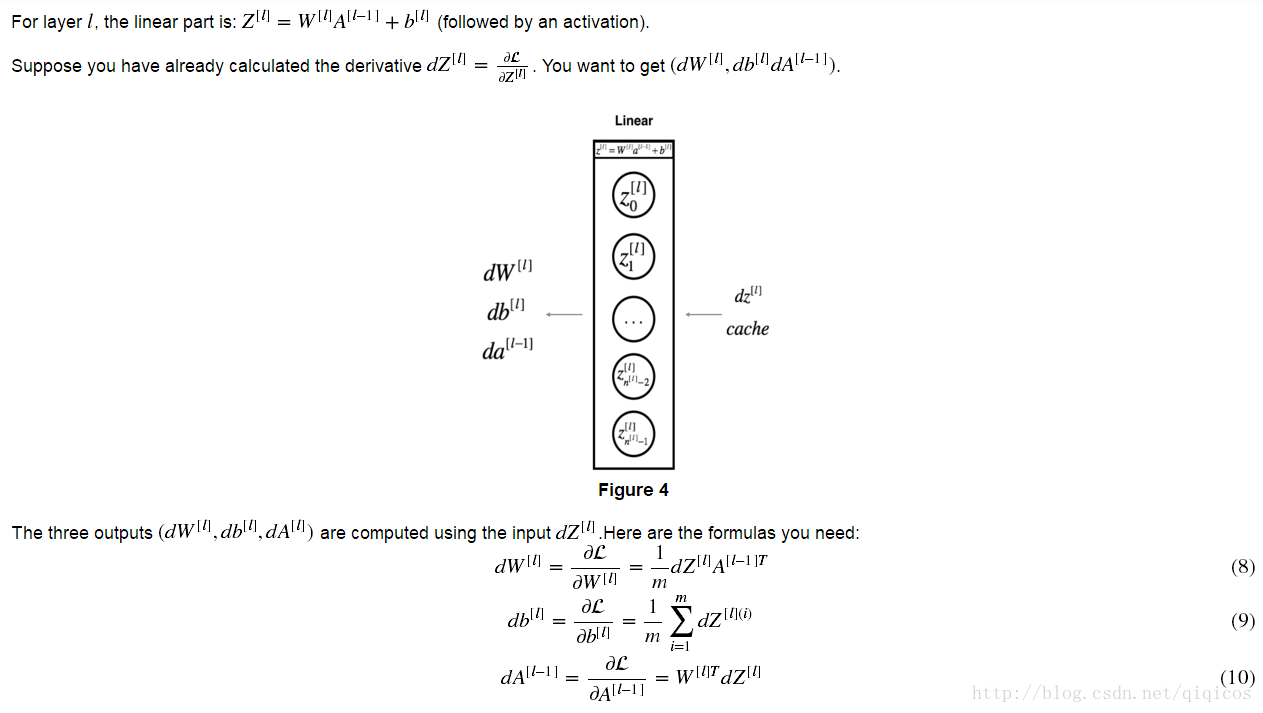 linear backward