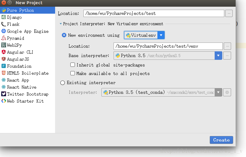 pycharm下基于Virtualenvwrapper和anaconda的Python虚拟环境配置应用