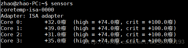 
			
				Python在Linux下获取CPU温度、使用率、内存使用率、硬盘使用率			