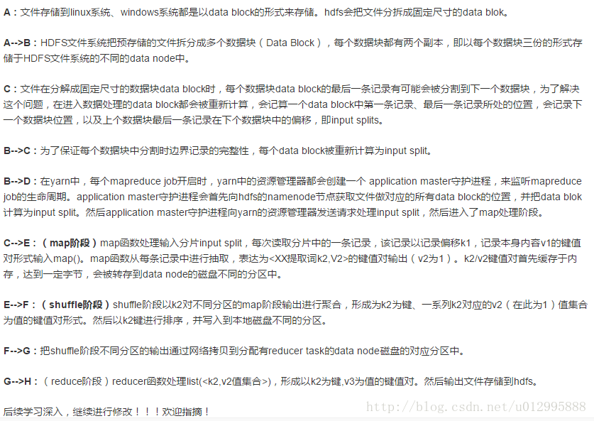 hadoop入门--图说MapReduce处理数据的过程