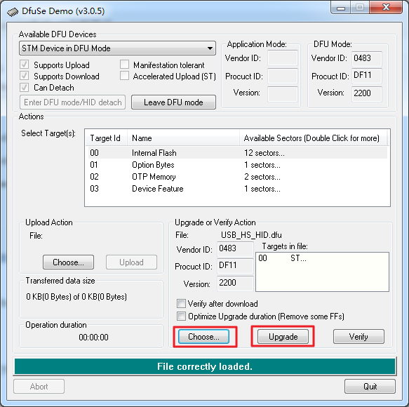 Stm32 dfu usb 