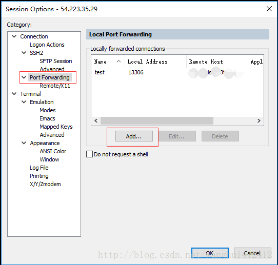 mysql crt端口转发_端口_02