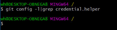credential.helper未配置