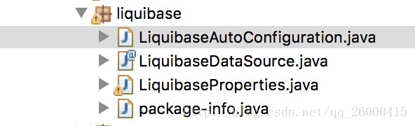 liquibase包结构
