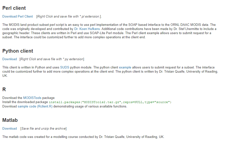 MODIS数据的简介和下载（番外篇）——MODIS Web Service的Python客户端应用