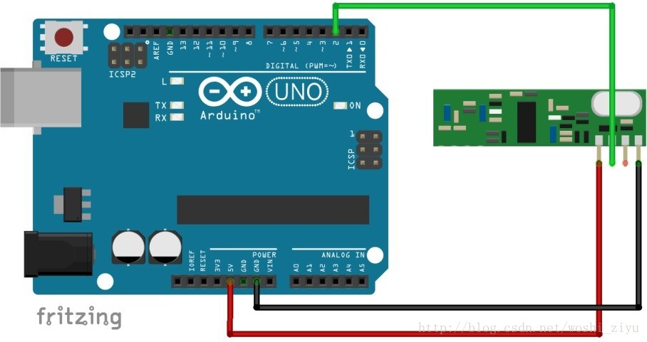 使用Arduino解码并发送433MHz RF无线射频信号