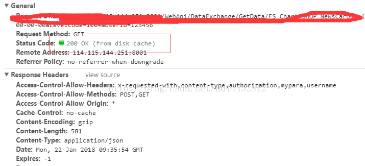 Status Code:200 OK (from disk cache)和304的区别，以及怎么禁止缓存