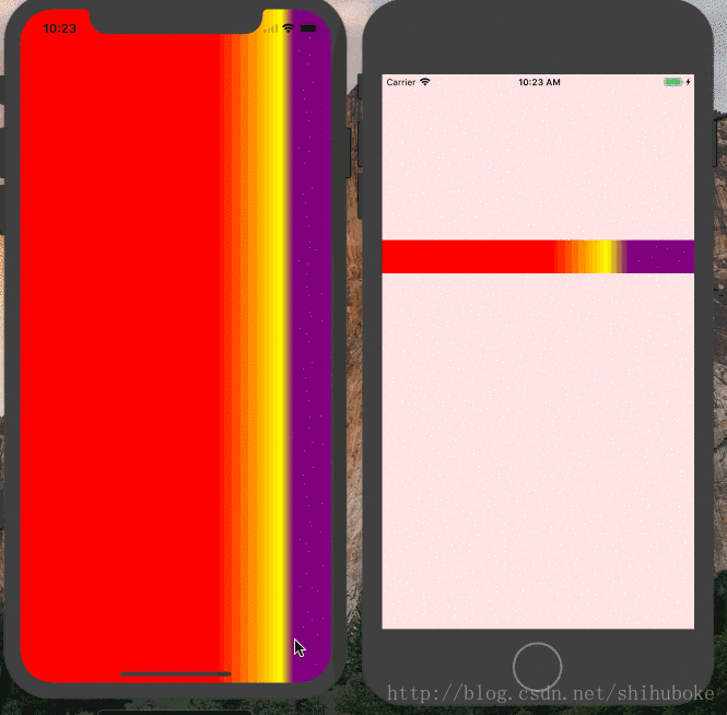 iOS 动画 CAGradientLayer、 CABasicAnimation~demo
