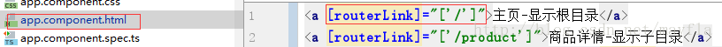 a pp.component. m app. component. spec.ts [router Link] = "C' / ] (router L ink] /product