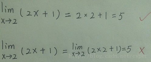 高等数学 函数极限求法（一） 代入法