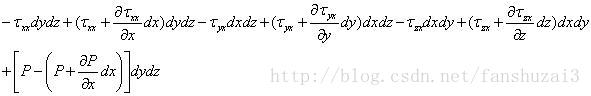 计算流体力学三大基本方程：连续性方程、动量方程（纳维-斯托克斯方程）和能量方程推导