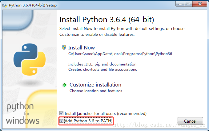 安装 Python 3.6.4 