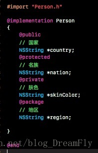 m中的变量声明