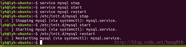 Ubuntu安装mysql数据库