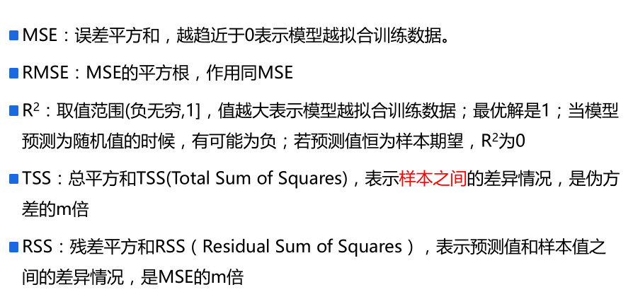 MSE(误差平方和)/RMSE/R²/TSS/RSS_mse和tss-CSDN博客