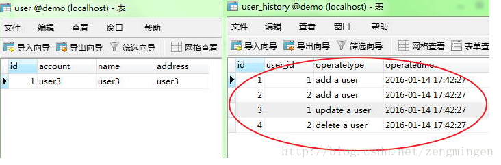 Mysql中的触发器