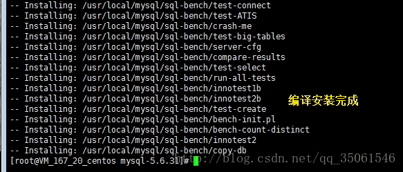 安裝MySQL成功