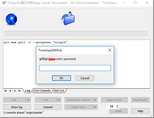 Widows下TortoiseGit登录密码错误_TortoiseGit