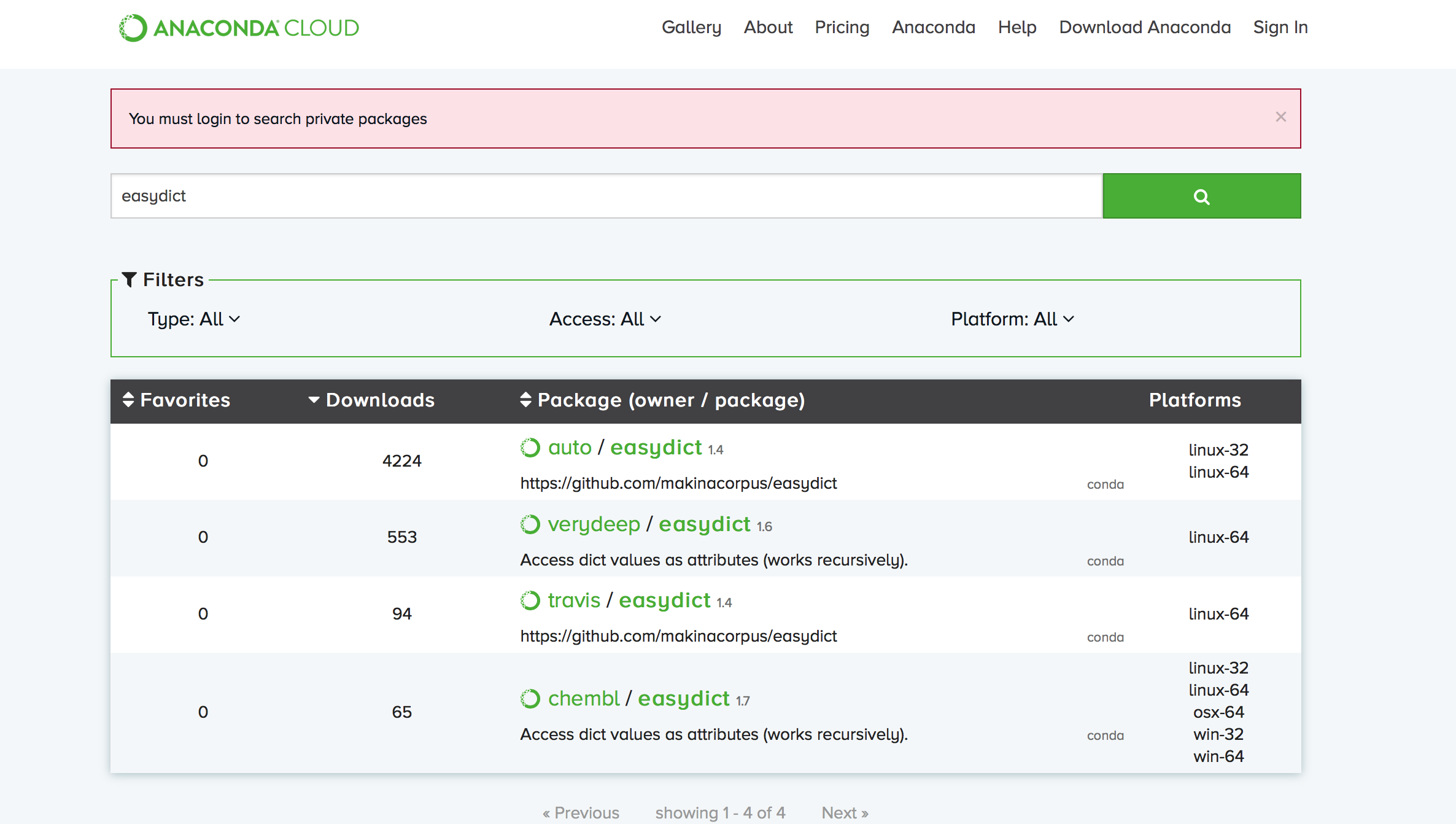 Anaconda新环境中装easydict