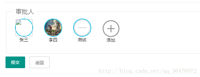 Java+zTree审批人员选择