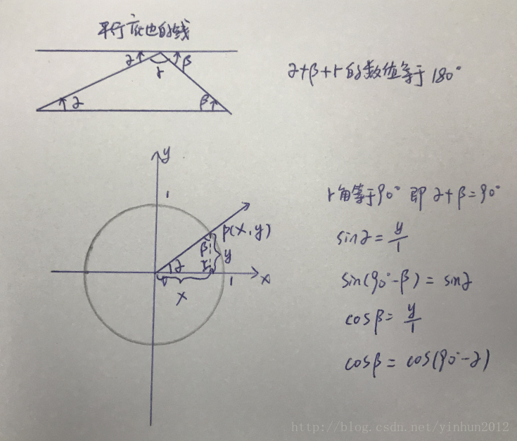 如何求直角三角形的一个内角 Csdn