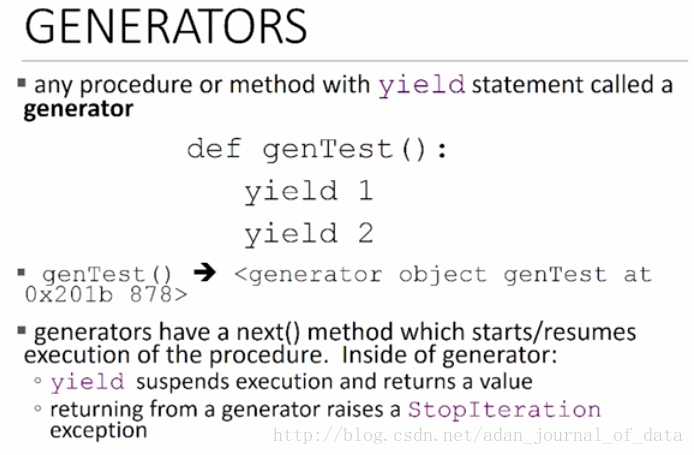 Generators