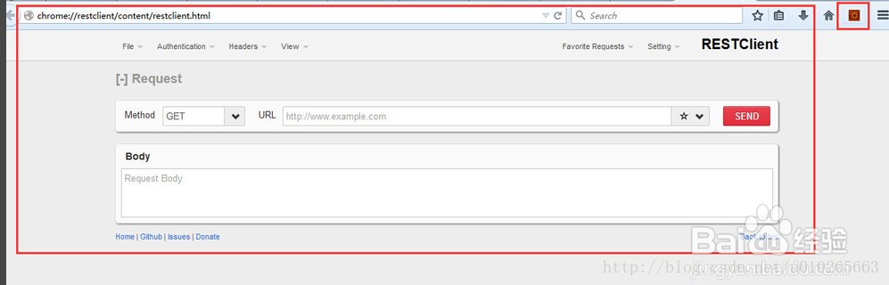 火狐游览器 restclient插件  模拟 curl